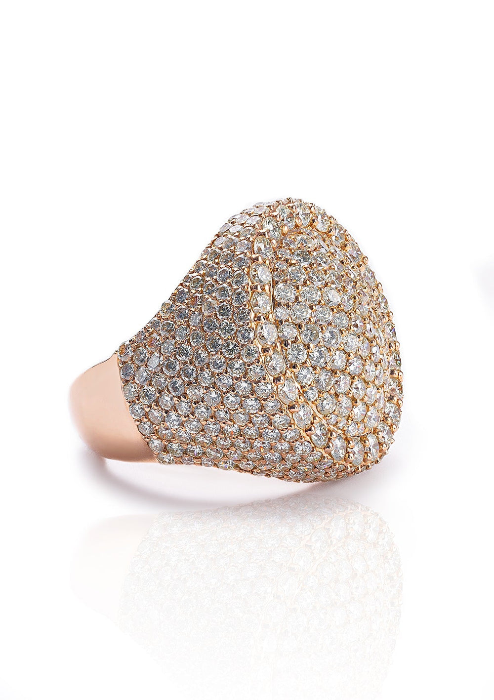 DIAMOND OVAL RING - View 2