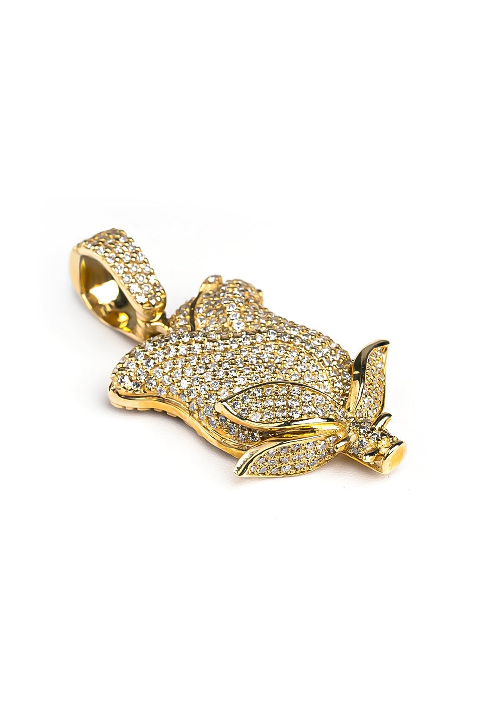 Diamond Rose Pendant