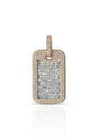 Emerald Cut Dog Tag