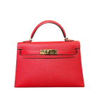 Hermès Kelly II Sellier Mini 20 Rouge Tomate Epsom Gold Hardware - View 5