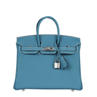 Hermès Birkin 25 Togo New Bleu Jean Palladium Hardware - View 6