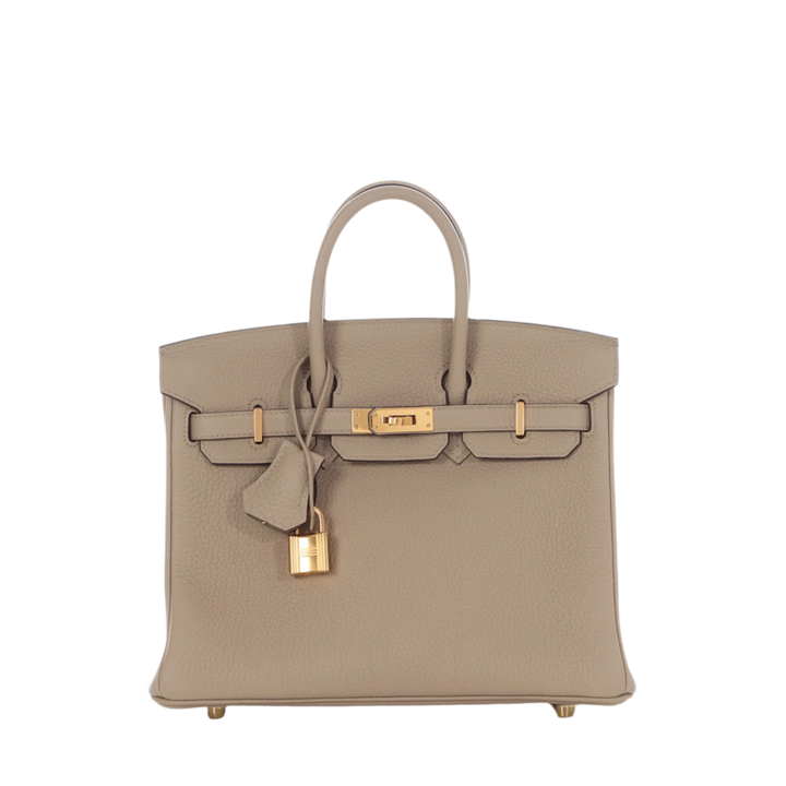 Hermès Birkin 25 Gris Tourterelle Togo Gold Hardware