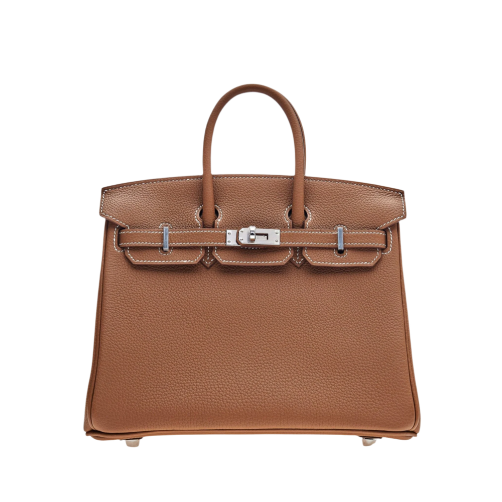 Hermès Birkin 25 Togo Gold Palladium Hardware
