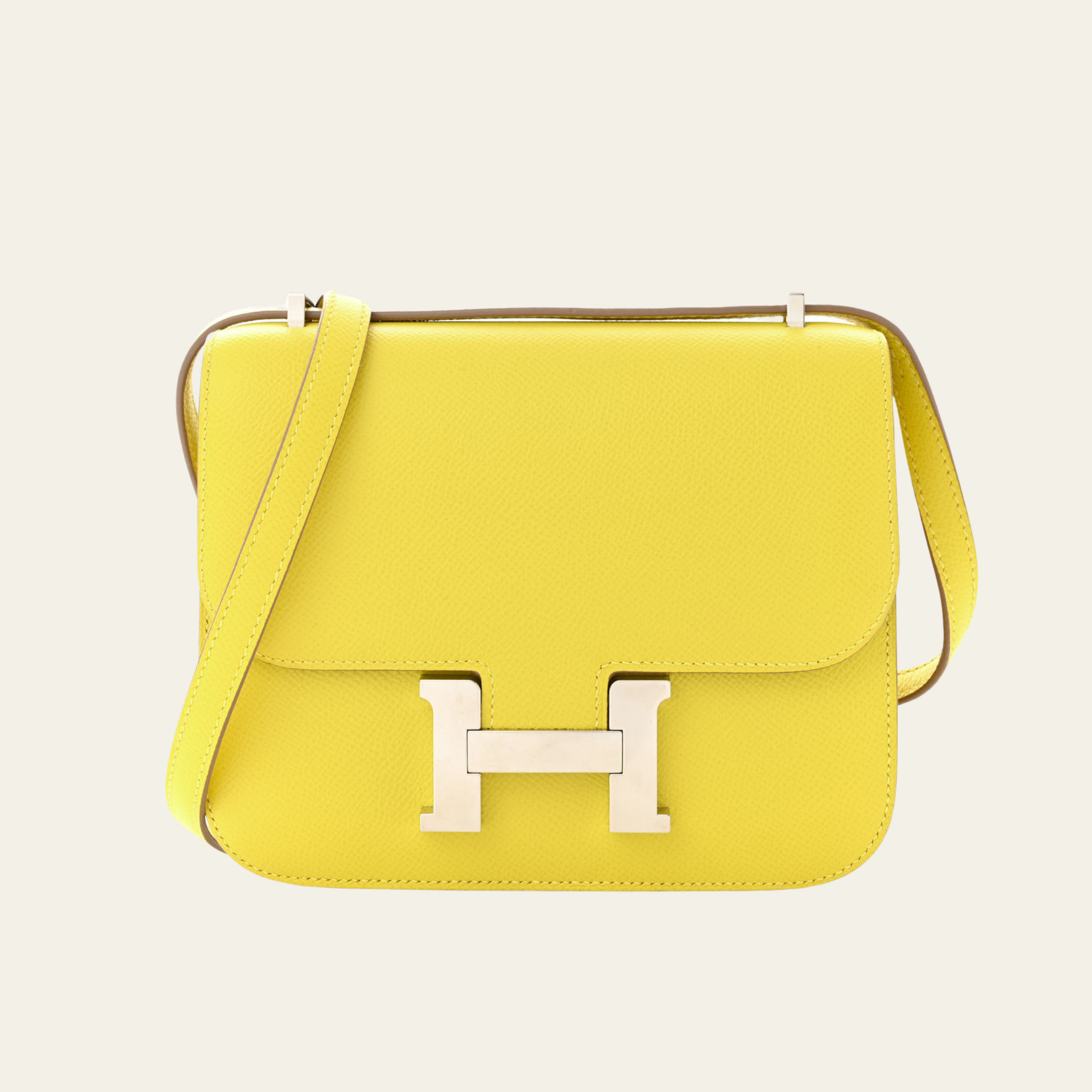 Hermès Constance 18 Mini III Mirror Cumin Epsom Palladium Hardware - View 3