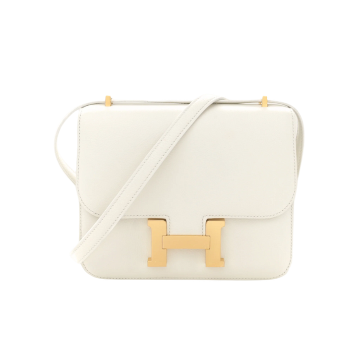 Hermès Constance III 18 Mini Miroir Veau Swift White Gold Hardware - View 6