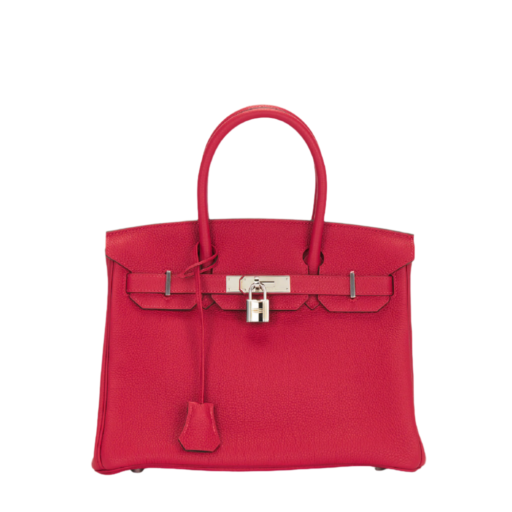 Hermès Birkin 30 Togo Calfskin Rose Mexico Palladium Hardware - View 6