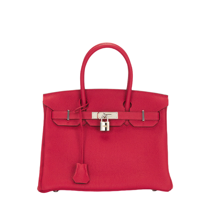 Hermès Birkin 30 Togo Calfskin Rose Mexico Palladium Hardware - View 6