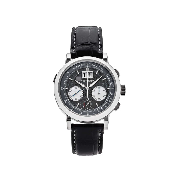 A. Lange & Söhne Datograph 405.034 Up/Down """"Lumen"""" Platinum Black Dial - View 4