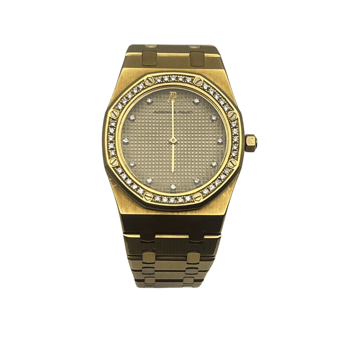 Audemars Piguet Royal Oak 56303BA Yellow Gold Champagne Diamond Dial - View 5