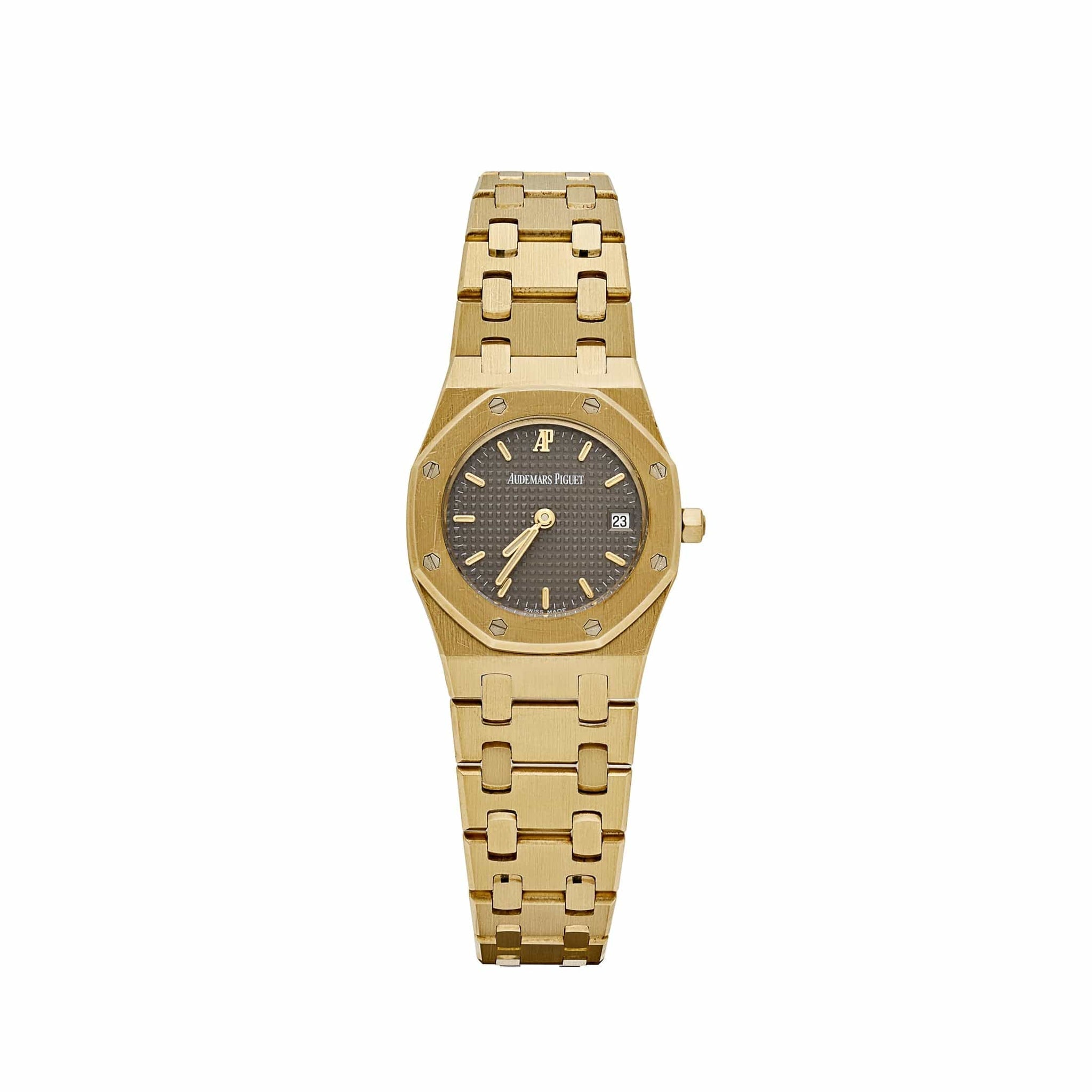 Audemars Piguet Royal Oak 6007BA 'Ladies' Yellow Gold Grey Dial Quartz - View 8