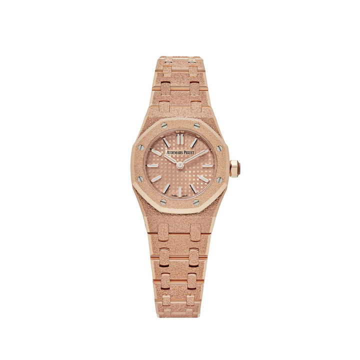 Audemars Piguet Royal Oak 67630OR.GG.1312OR.01 'Mini' Frosted Rose Gold Quartz (2024) - View 3