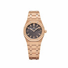 Audemars Piguet Royal Oak 67650OR.OO.1261OR.01 'Ladies' Rose Gold Brown Dial Quartz - View 5