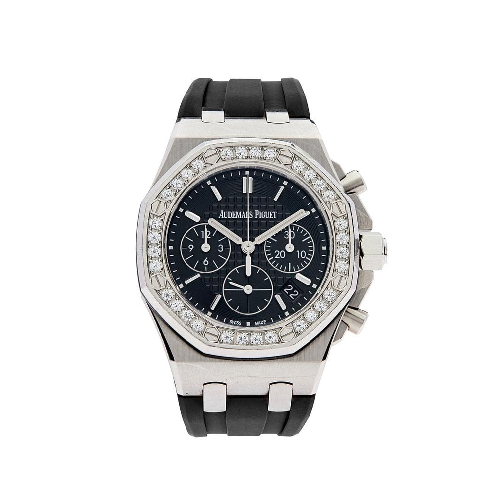 Audemars Piguet Royal Oak Offshore 26231ST.ZZ.D002CA.01 'Lady' Stainless Steel Black Dial Diamond Bezel (2018) - View 3