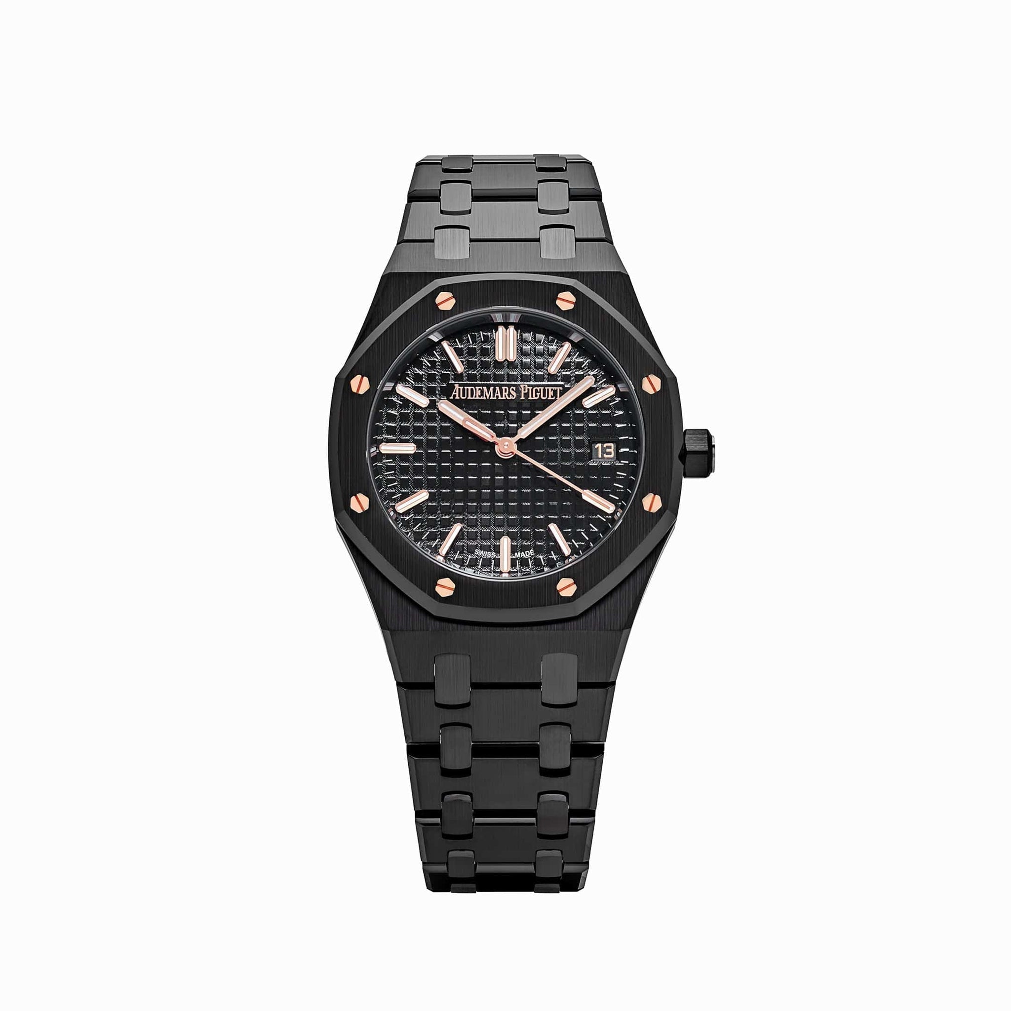 Audemars Piguet Royal Oak Selfwinding 77350CE.OO.1266CE.01 'Ladies' Black Ceramic Black Dial - View 2