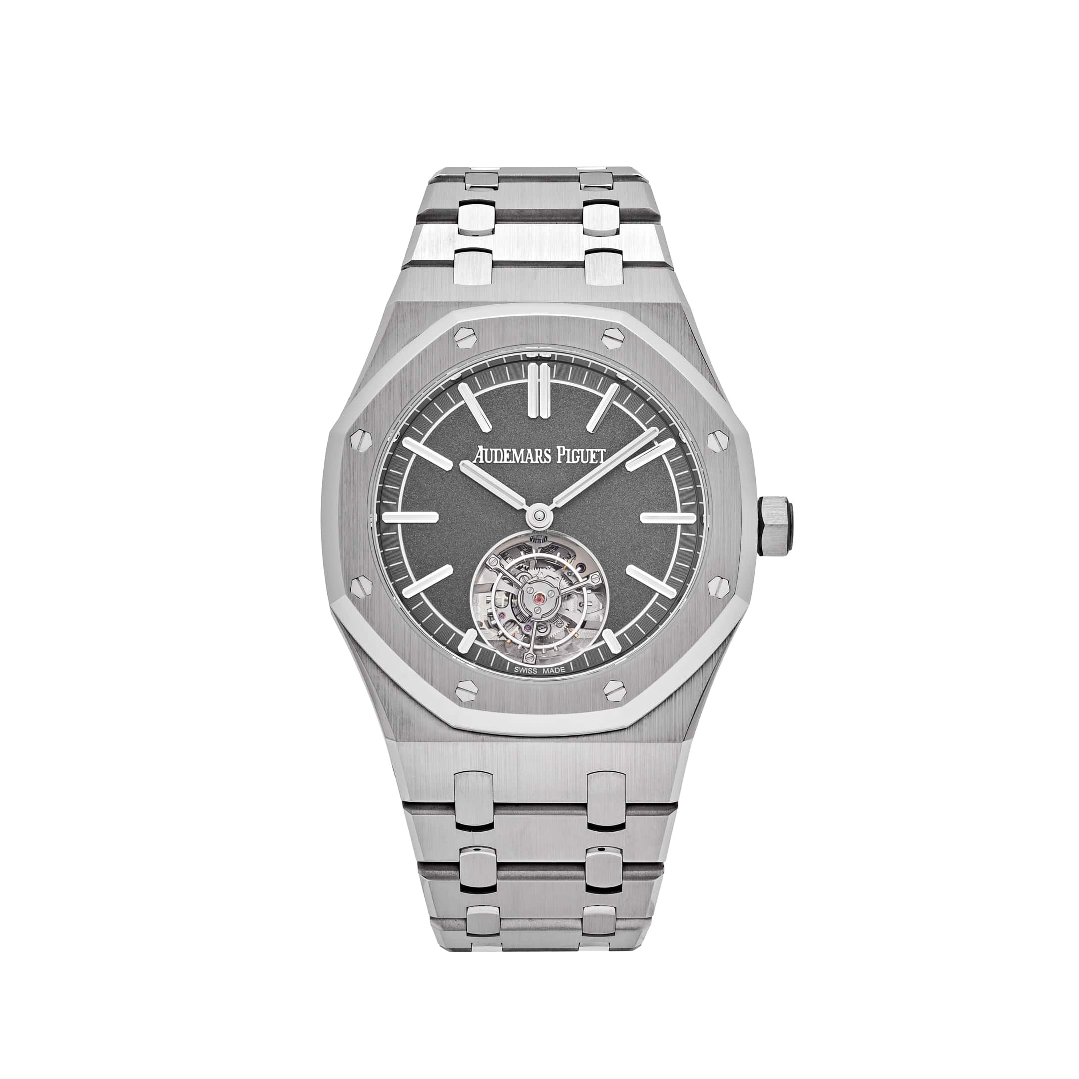 Audemars Piguet 26530TI.OO.1220TI.01 Royal Oak Selfwinding Flying Tourbillon Titanium Slate Dial - View 13