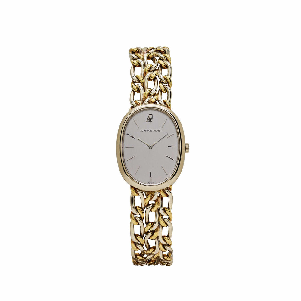 Audemars Piguet Golden Ellipse White and Yellow Gold Silver Dial (1977) - View 13
