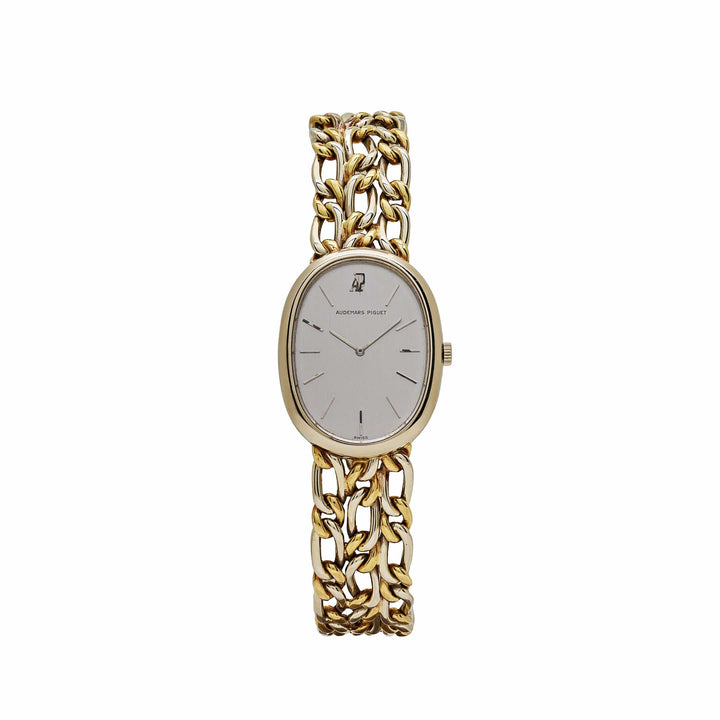 Audemars Piguet Golden Ellipse White and Yellow Gold Silver Dial (1977) - View 13