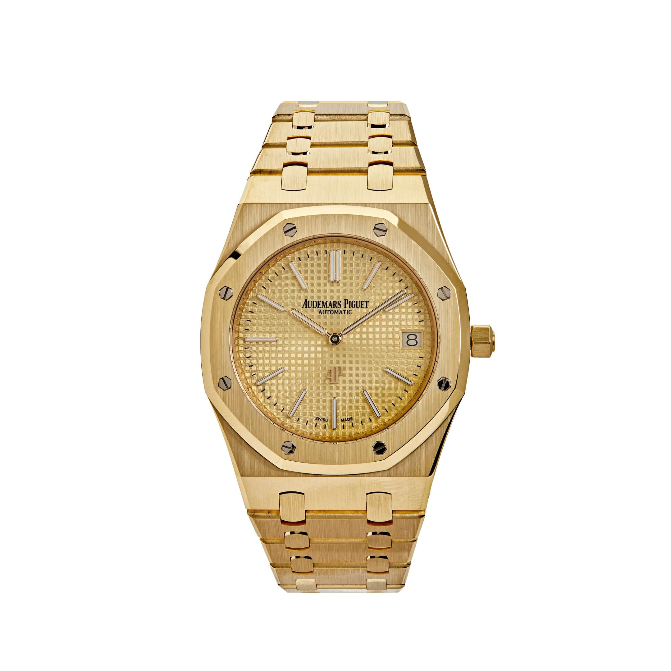 Audemars Piguet Royal Oak 15202BA.OO.1240BA.02 'Jumbo' '40th Anniversary' Extra-Thin Yellow Gold - View 4