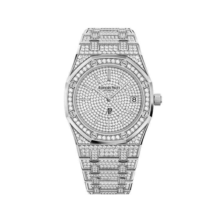 Audemars Piguet Royal Oak 15202BC.ZZ.1241BC.01 'Jumbo' Extra-Thin Diamond Set Limited Edition - View 2