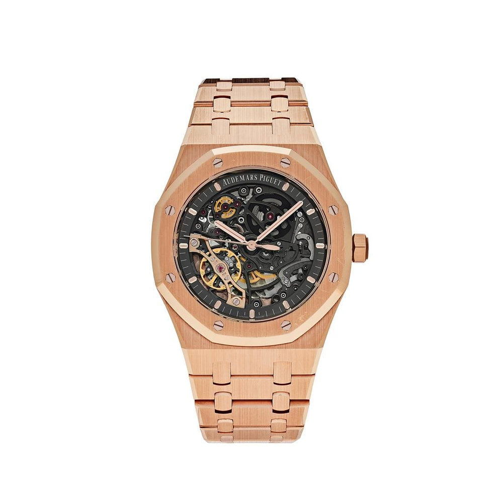 Audemars Piguet Royal Oak 15407OR.OO.1220OR.01 Double Balance Wheel Openworked Rose Gold - View 13