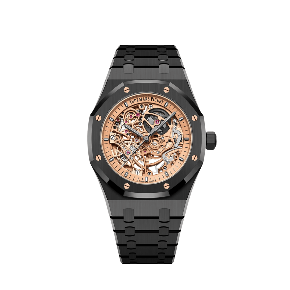 Audemars Piguet Royal Oak 15416CE.OO.1225CE.02 Double Balance Wheel Black Ceramic Openworked Dial Limited Edition - View 2