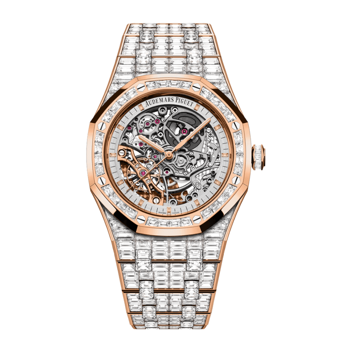Audemars Piguet Royal Oak 15417OR.ZZ.1267OR.01.A Double Balance Wheel Openworked Baguette Bezel - View 2