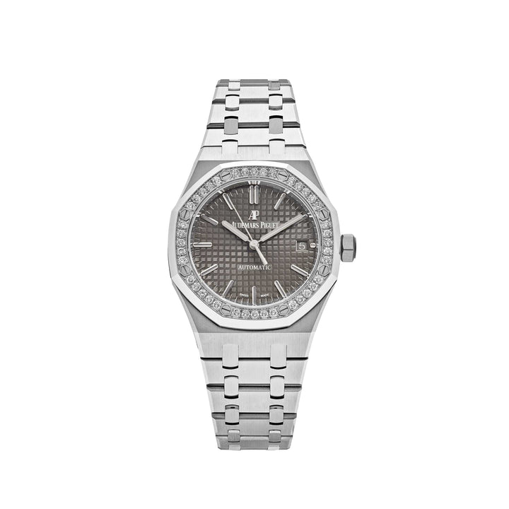 Audemars Piguet Royal Oak 15451ST.ZZ.1256ST.02 'Mini' Stainless Steel Grey Dial (2020) - View 12