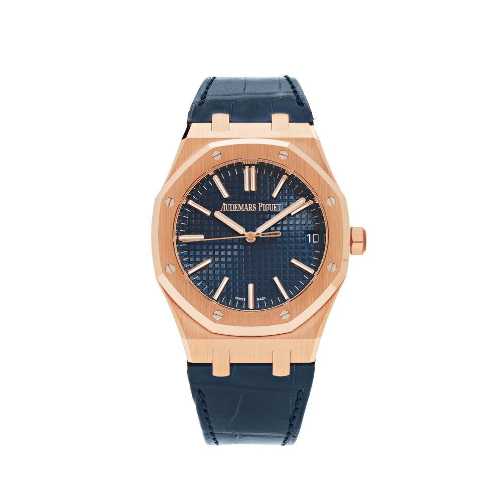Audemars Piguet Royal Oak 15510OR.OO.D315CR.02 Selfwinding Rose Gold Blue Dial (2023) - View 4