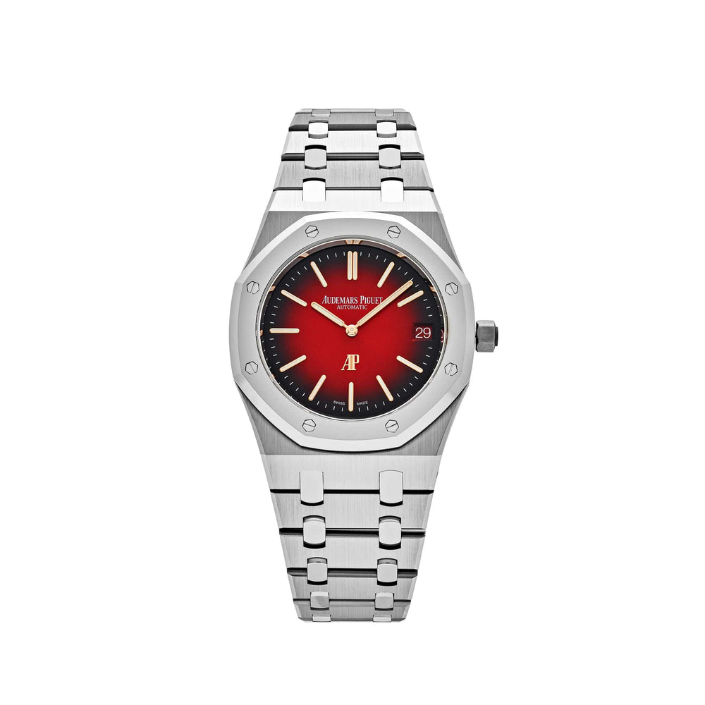Audemars Piguet Royal Oak 16202XT.OO.1240XT.01 'Jumbo' Extra-Thin Titanium Burgundy Dial - View 13