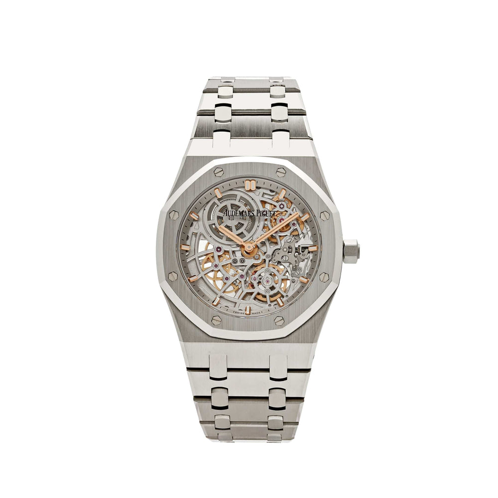 Audemars Piguet Royal Oak 16204ST.OO.1240ST.01 'Jumbo' 50th Anniversary Stainless Steel Extra-Thin Openworked (2022) - View 13
