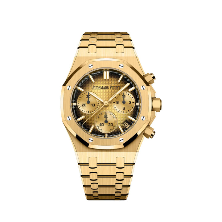 Audemars Piguet Royal Oak 26240BA.OO.1320BA.02 Selfwinding Chronograph Smoked Yellow Gold (2024) - View 2