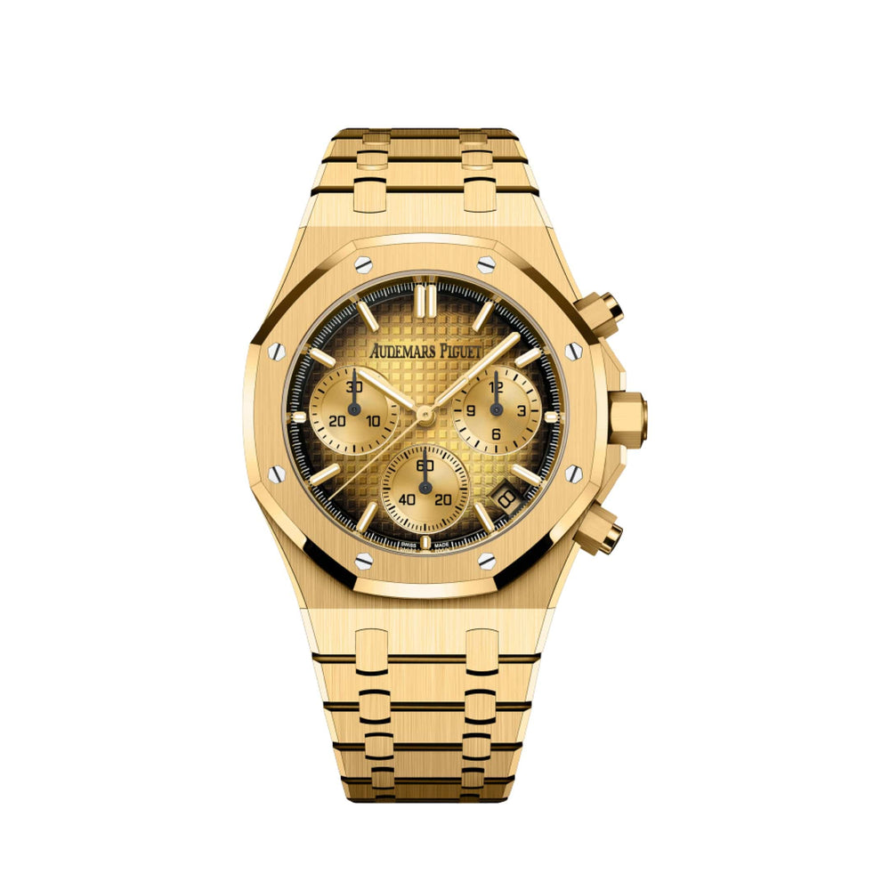 Audemars Piguet Royal Oak 26240BA.OO.1320BA.02 Selfwinding Chronograph Smoked Yellow Gold (2024) - View 2