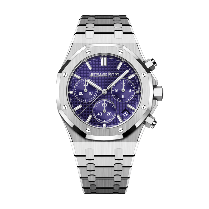Audemars Piguet Royal Oak 26240BC.OO.1320BC.01 Chronograph 'Domaine de Murtoli Special Edition' White Gold Purple Dial - View 6
