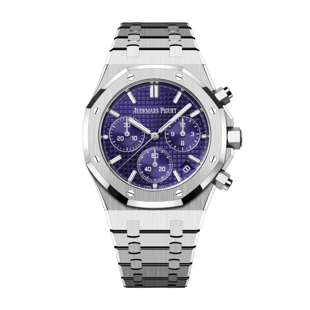 Audemars Piguet Royal Oak 26240BC.OO.1320BC.01 Chronograph 'Domaine de Murtoli Special Edition' White Gold Purple Dial - View 6