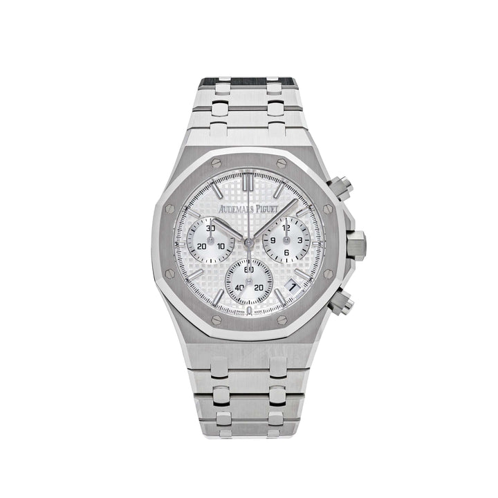 Audemars Piguet Royal Oak 26240ST.OO.1320ST.03 Selfwinding Chronograph '50th Anniversary' Stainless Steel White Dial - View 13