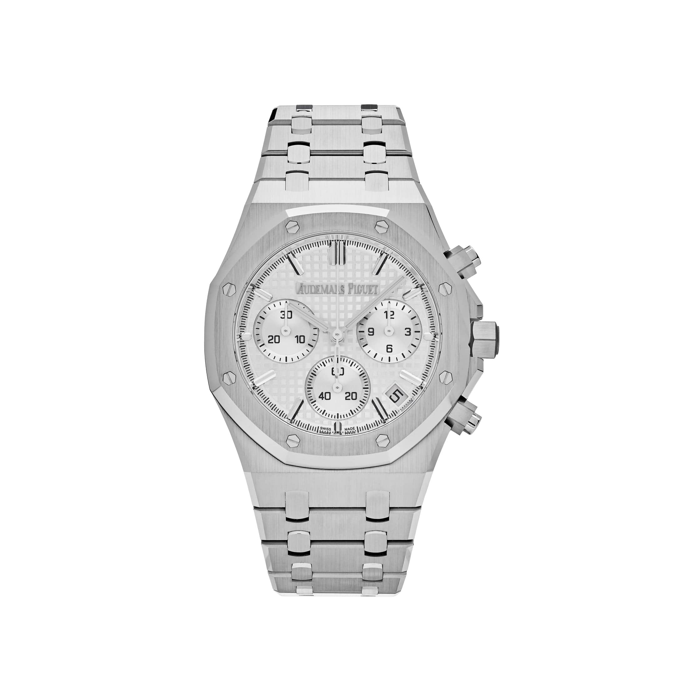 Audemars Piguet Royal Oak 26240ST.OO.1320ST.07 Selfwinding Chronograph Stainless Steel White Dial - View 8