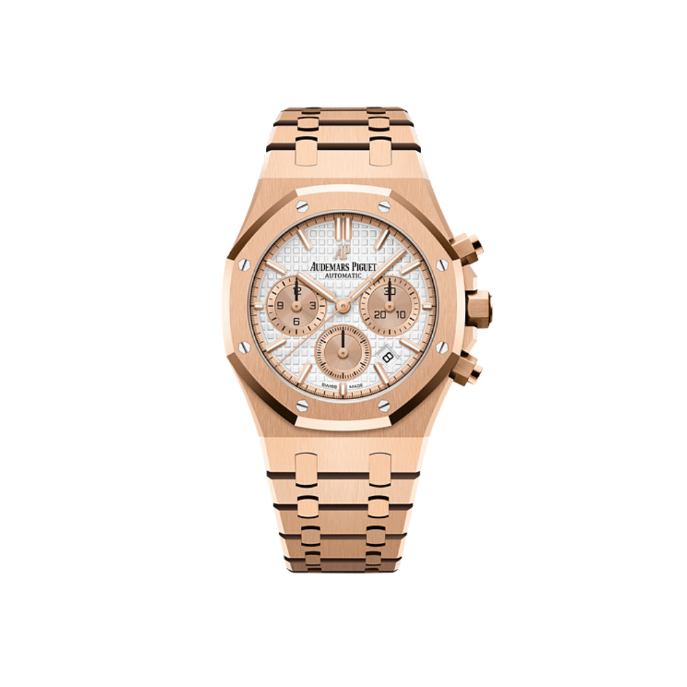 Audemars Piguet Royal Oak 26315OR.OO.1256OR.01 Chronograph Rose Gold Silver Dial - View 6