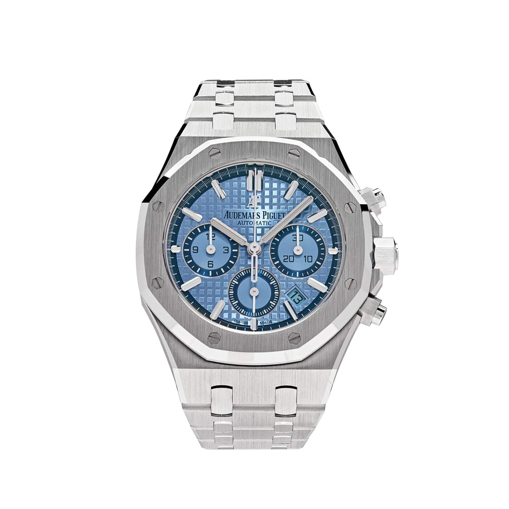 Audemars Piguet Royal Oak 26317BC.OO.1256BC.01 Selfwinding Chronograph White Gold Light Blue Dial Limited Edition - View 4