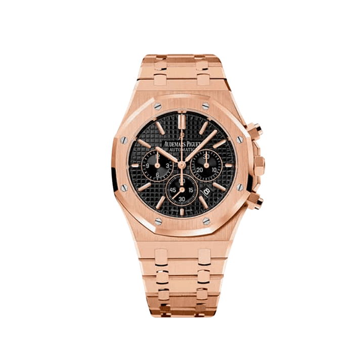 Audemars Piguet Royal Oak 26320OR.OO.1220OR.01 Chronograph Rose Gold Black Dial - View 4