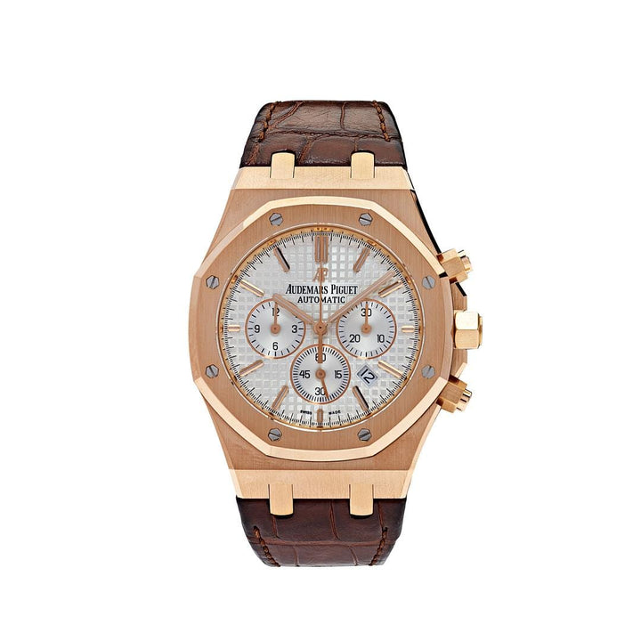Audemars Piguet Royal Oak 26320OR.OO.D088CR.01 Chronograph Rose Gold Silver Dial - View 12