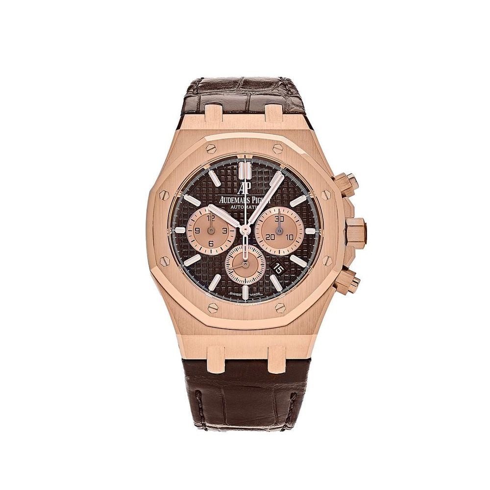 Audemars Piguet Royal Oak 26331OR.OO.D821CR.01 Selfwinding Chronograph Rose Gold Brown Dial (2020) - View 4