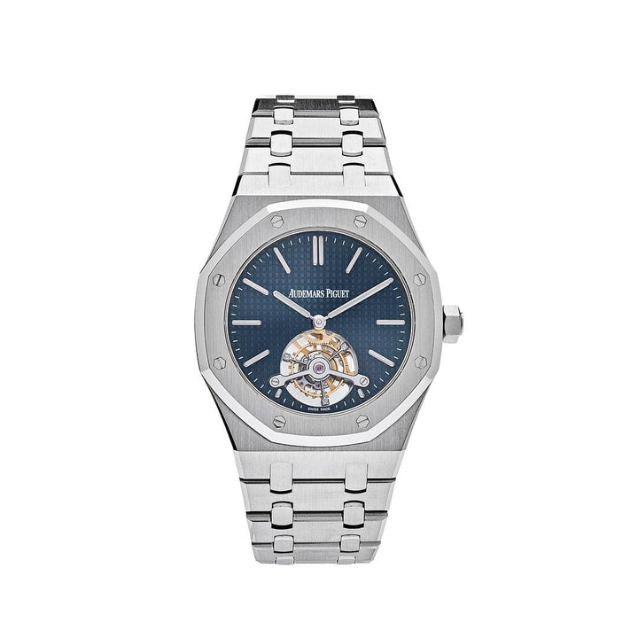 Audemars Piguet Royal Oak 26510ST.OO.1220ST.01 Tourbillon Extra-Thin Steel Blue Dial - View 6