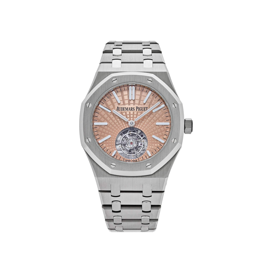 Audemars Piguet Royal Oak 26531TI.OO.1220TI.01 Selfwinding Flying Tourbillon Titanium Salmon Dial Limited Edition (2024) - View 13