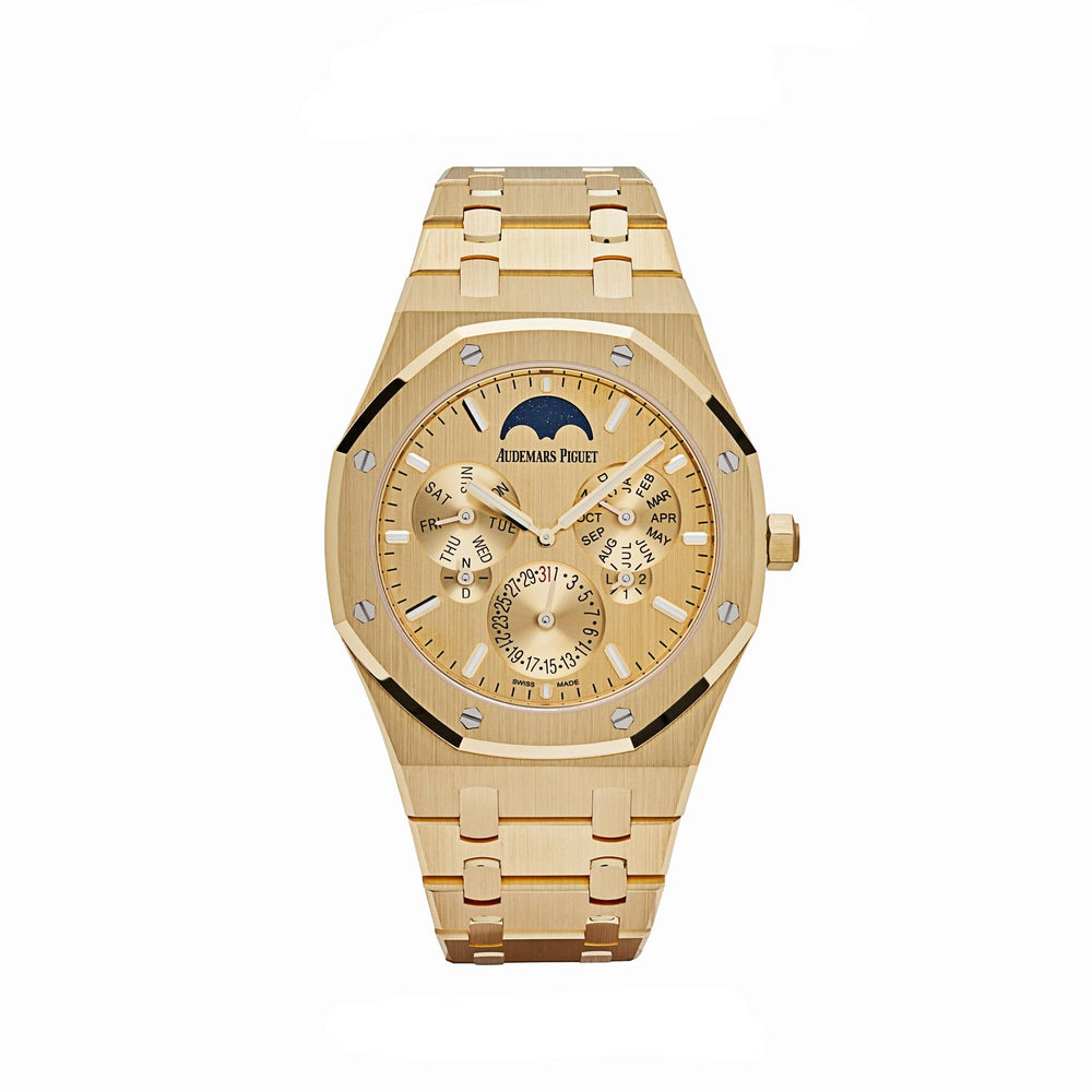 Audemars Piguet Royal Oak 26586BA.OO.1240BA.99 Perpetual Calendar Ultra-Thin Yellow Gold / Yellow Gold-Toned Dial Limited Edition (2024) - View 12