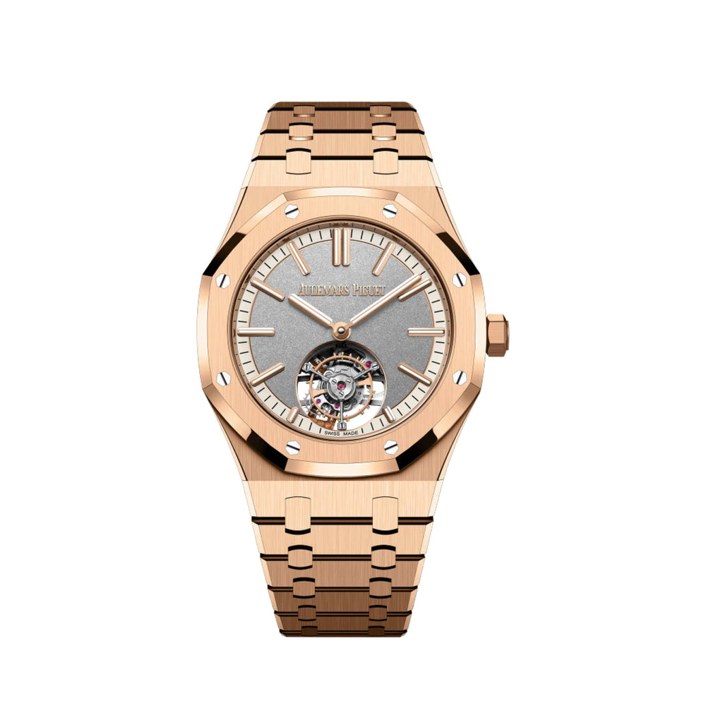 Audemars Piguet Royal Oak 26730OR.OO.1320OR.05 Selfwinding Flying Tourbillon Rose Gold Grey Dial (2024) - View 2