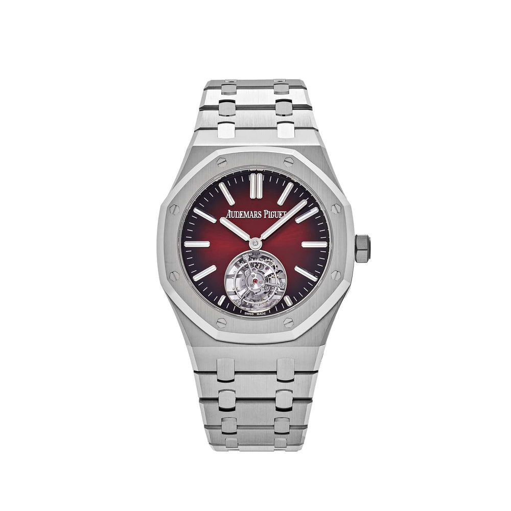 Audemars Piguet Royal Oak 26730ST.OO.1320ST.05 Selfwinding Flying Tourbillon Red Burgundy Stainless Steel - View 13
