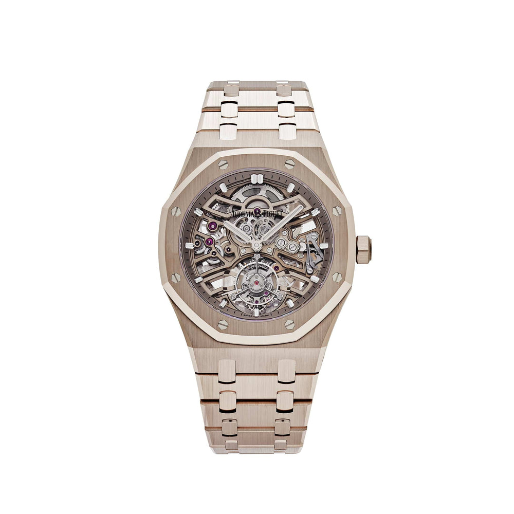 Audemars Piguet Royal Oak 26735SG.OO.1320SG.01 Selfwinding Flying Tourbillon Openworked Sand Gold (2024) - View 12