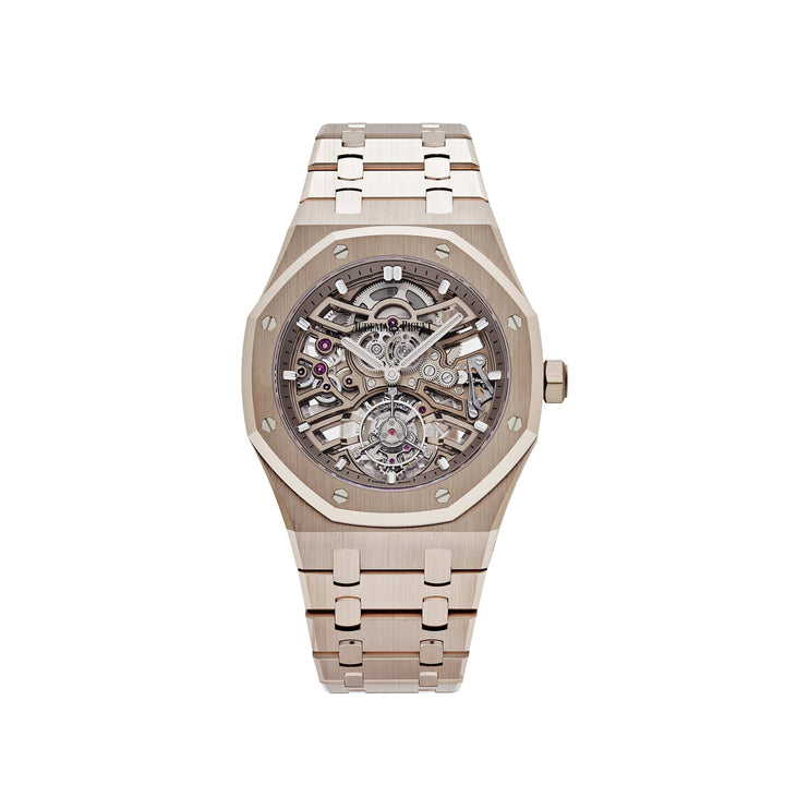 Audemars Piguet Royal Oak 26735SG.OO.1320SG.01 Selfwinding Flying Tourbillon Openworked Sand Gold (2024) - View 12