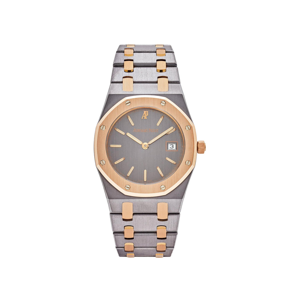 Audemars Piguet Royal Oak 56175TR.0.0789TR 'Ladies' Two-Toned Tantalum Rose Gold Slate Dial (2000) - View 12