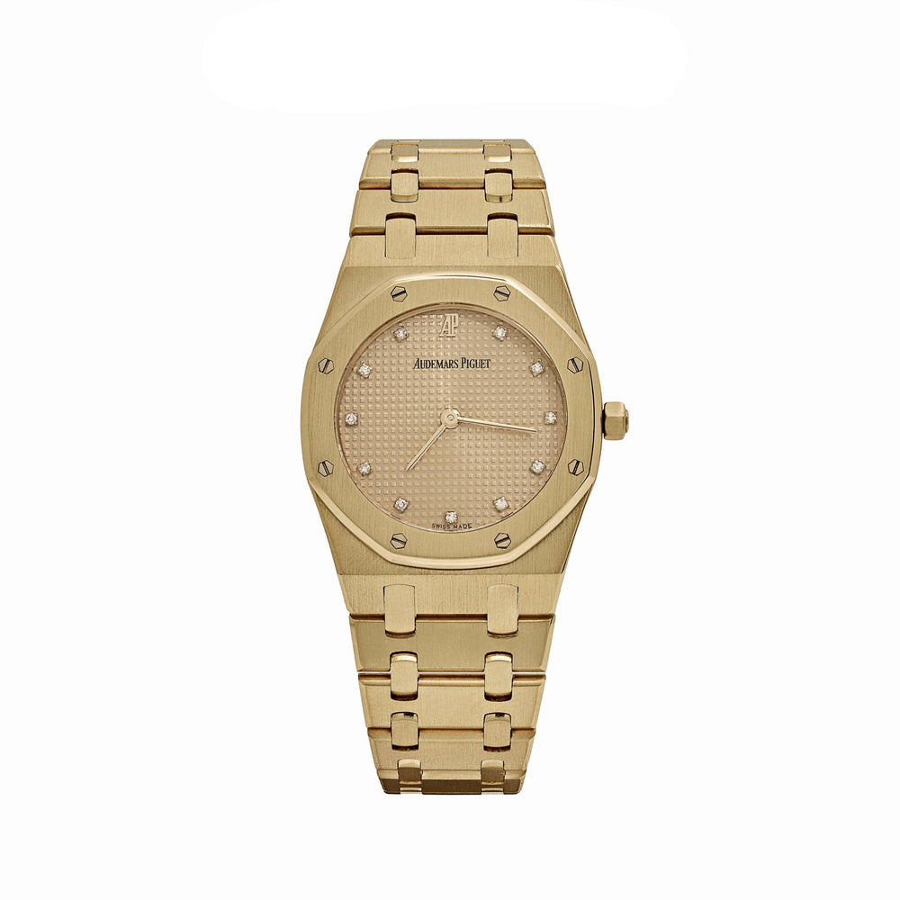 Audemars Piguet Royal Oak 56303BA Yellow Gold Champagne Diamond Dial - View 13